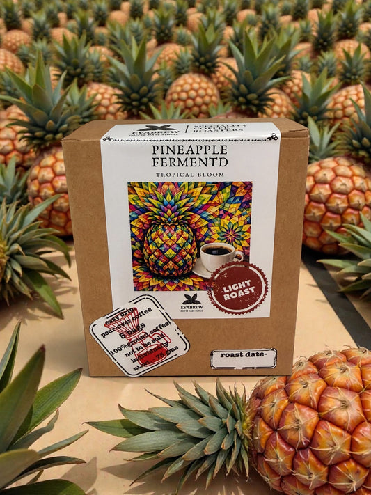 Easy Drip Pour Over Coffee Bags | Pineapple Fermented Coffee | Pack Of 5 | (15 gms x 5)