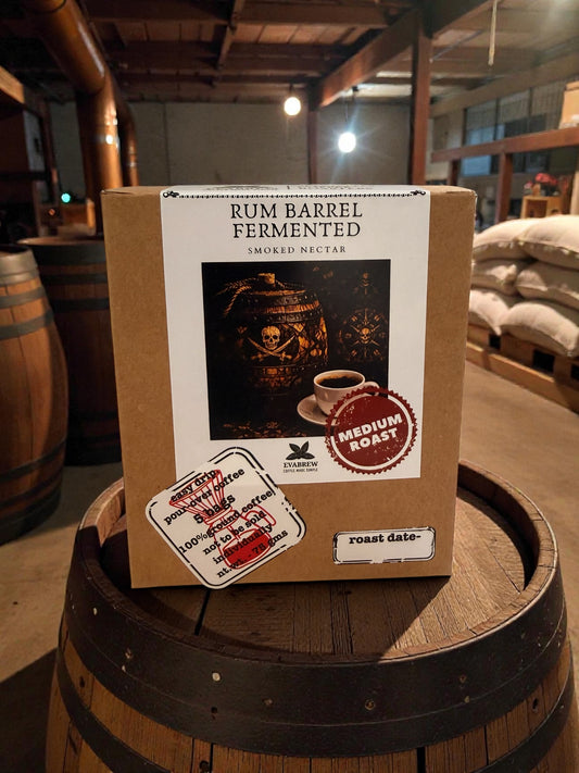 Easy Drip Pour Over Coffee Bags | Rum Barrel Fermented Coffee | Pack Of 5 | (15 gms X 5)