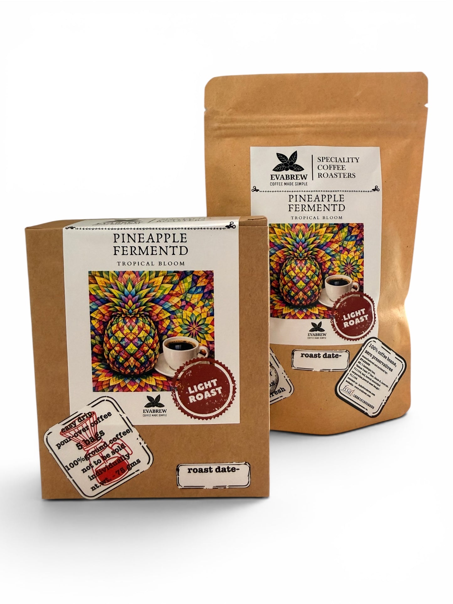 Easy Drip Pour Over PACCHIT Coffee Bags | Pineapple Fermented Coffee | Pack Of 5 | (15 gms x 5) (Copy)