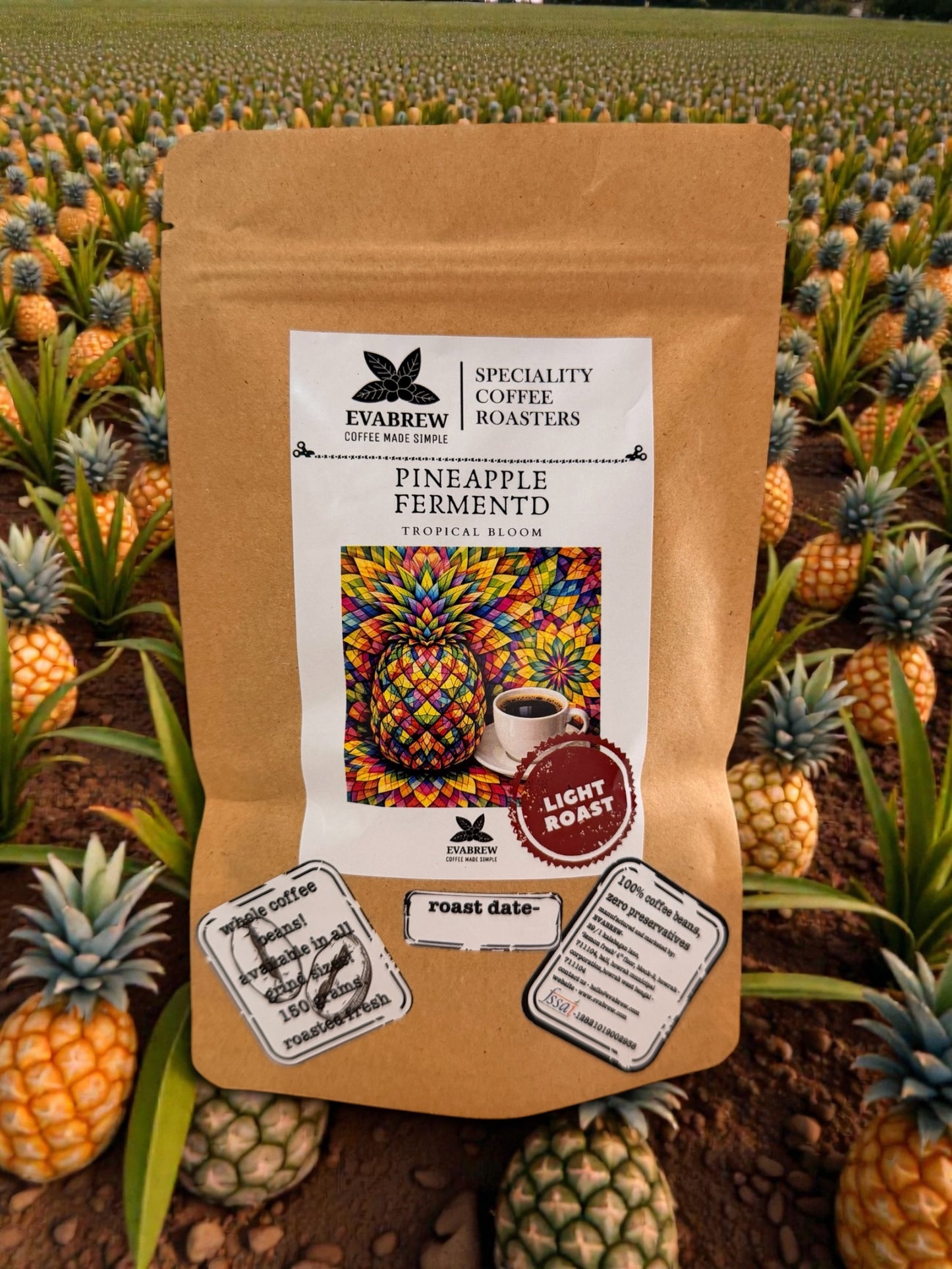 Pineapple Fermented Coffee Beans (150 gms)