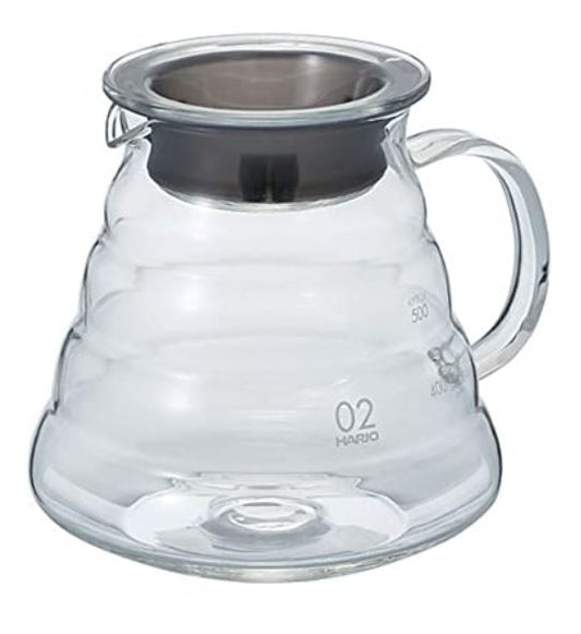 Hario V60 Coffee 
Server 600 ml Full 
Glass