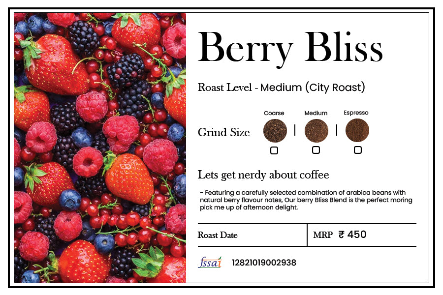 Berry Bliss - Fresh Roasted Whole Beans