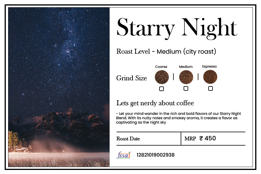 Starry Night - Fresh Roasted Whole Beans