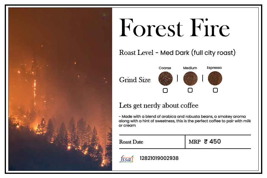 Forest Fire - Fresh Roasted Whole Beans