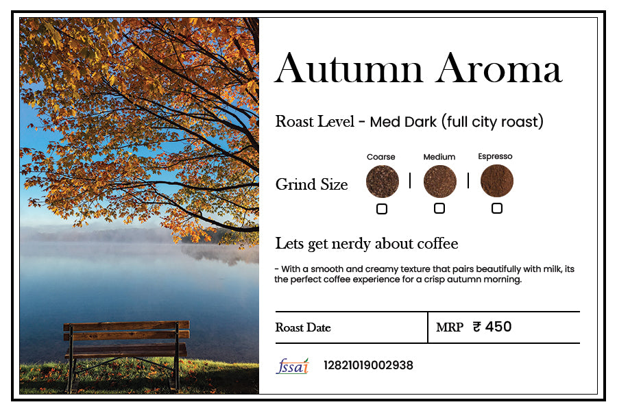 Autumn Aroma - Fresh Roasted Whole Beans